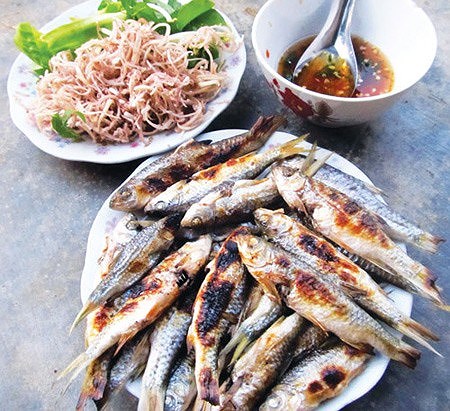 Grilled herring from Nghe An