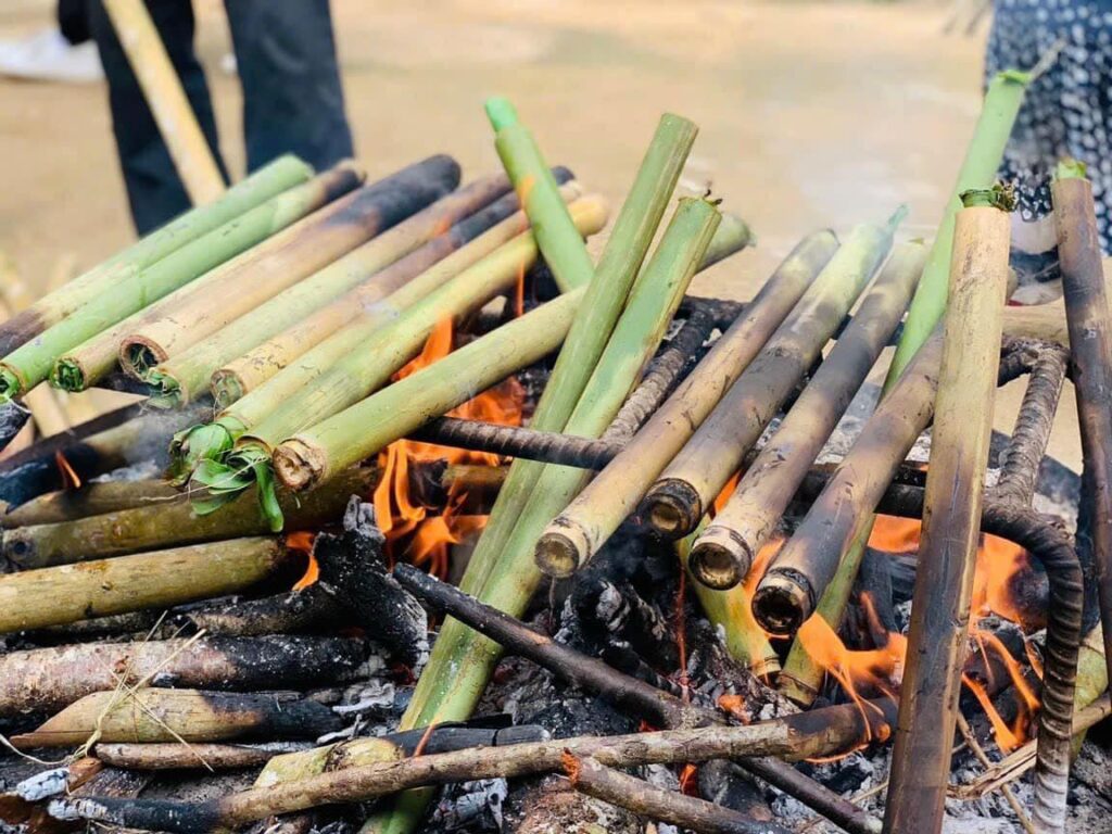 Bamboo Sticky Rice (Com Lam) of Con Cuong, Viet Nam