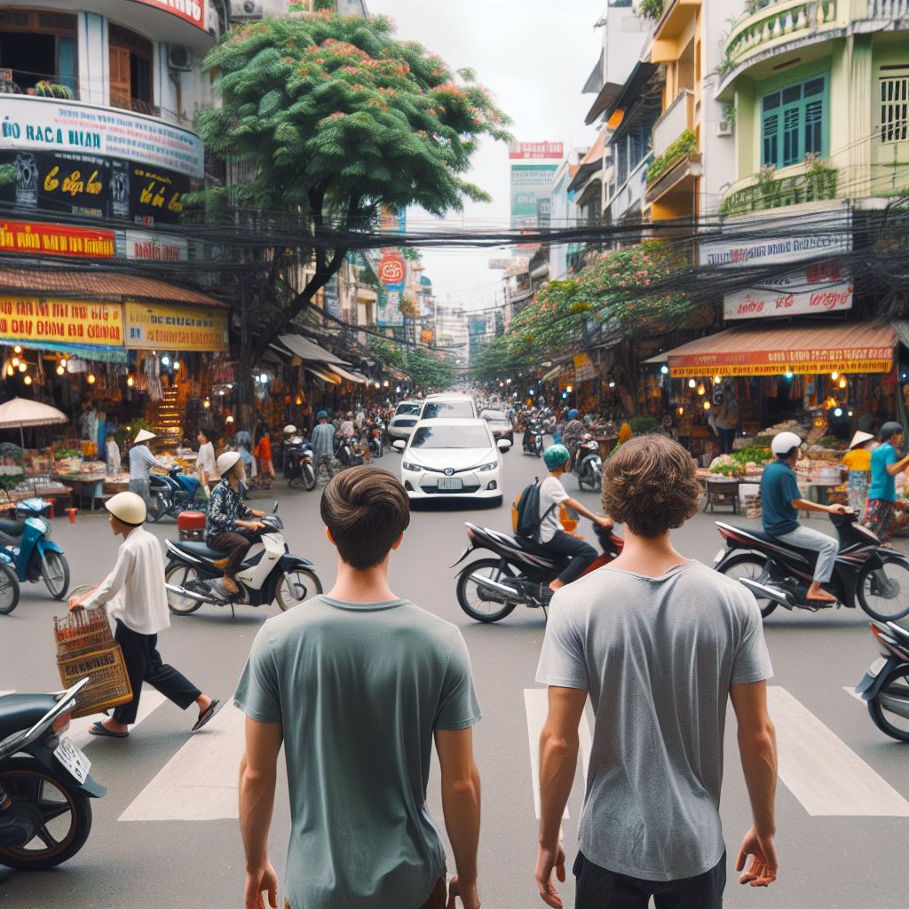 How to Cross the Street in Vietnam