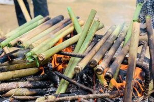 Bamboo Sticky Rice (Com Lam) of Con Cuong, Viet Nam