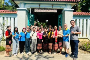 Traditional Thai Brocade Weaving in Bai Gao, Chau Khe, Nghe An, Vietnam
